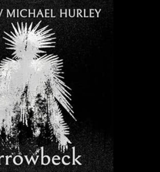 Barrowbeck cover. White human like shape on black background.