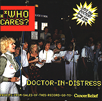 Album cover for charity single "Doctor In Distress"